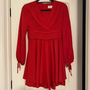 Red Eliza J Dress